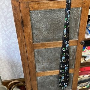 BNWOT vintage Looney Tunes stamp collection tie Bugs Bunny multi Parade